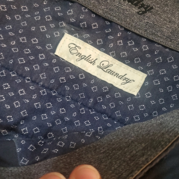 Mens Steel Blueish/Grey Slacks/Chinos English Laundry SZ 40x32 with pockets - Picture 4 of 6